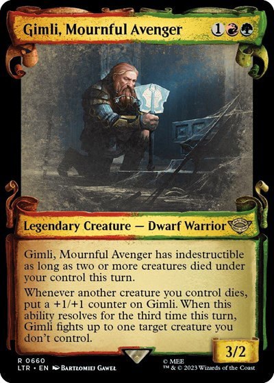 Gimli, Mournful Avenger - Foil