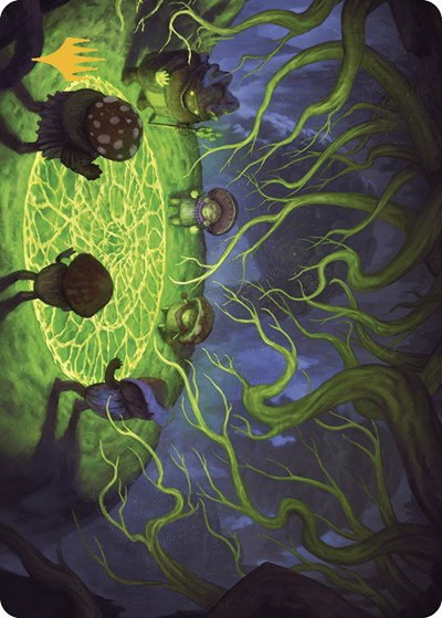 Growing Rites of Itlimoc Art Card - Gold Stamped Planeswalker Symb