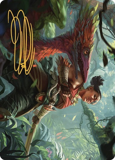 Wayta, Trainer Prodigy Art Card - Gold Stamped Signature