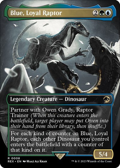 Blue, Loyal Raptor