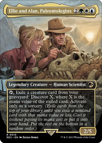 Ellie and Alan, Paleontologists - Foil