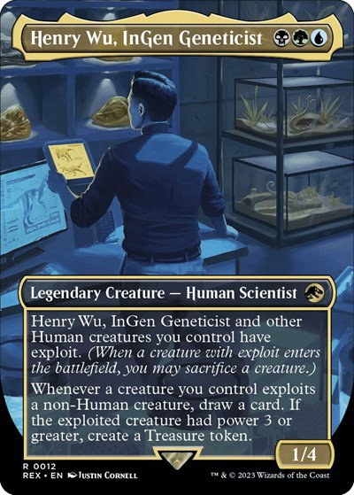 Henry Wu, InGen Geneticist - Foil