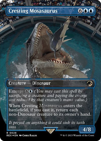 Cresting Mosasaurus