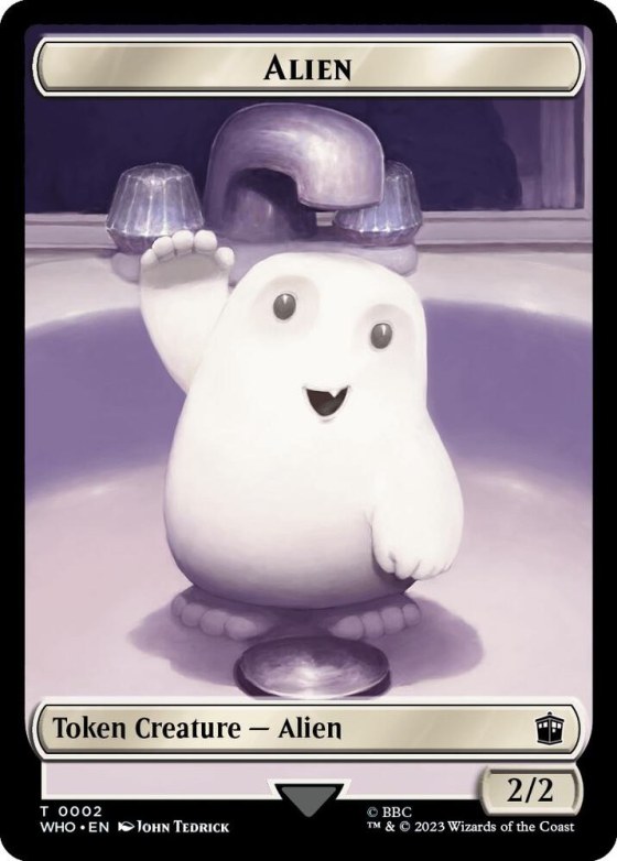 Alien // Dinosaur Double-Sided Token - Foil