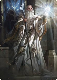 Gandalf the White Art Card - Normal Gandalf The White Art C