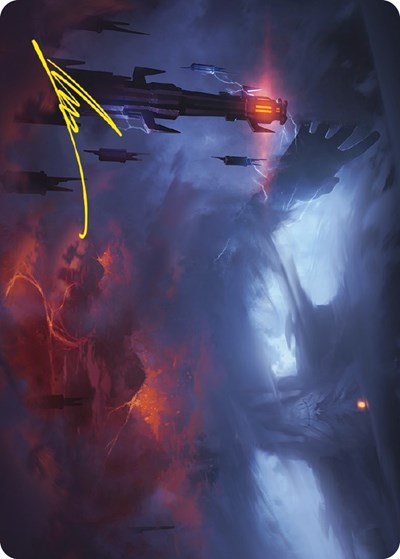 Shadow of the Enemy Art Card - Gold Stamped Signature