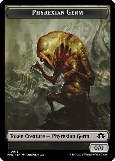 Phyrexian Germ // Soldier Double-Sided Token