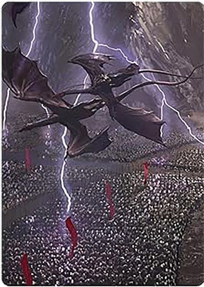 Mordor on the March Art Card - Normal Mordor On The March Art