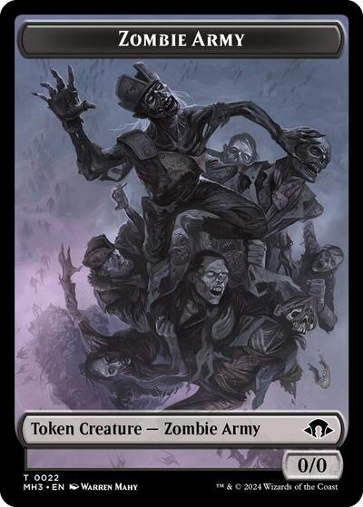 Zombie Army Token - Normal Zombie Army Token