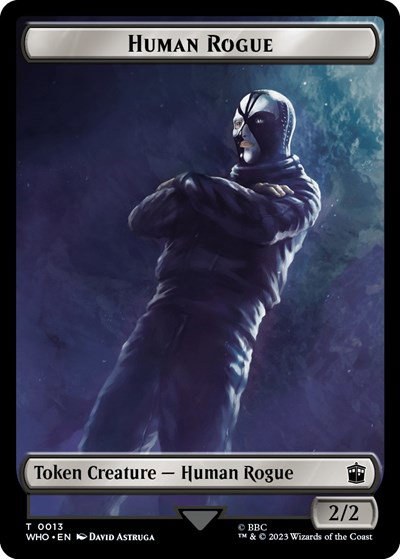 Human Rogue // Clue (0021) Double-Sided Token