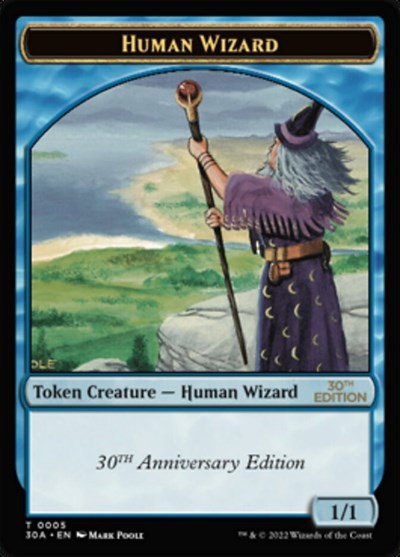Human Wizard Token - Normal Human Wizard Token