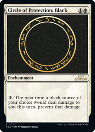 Circle of Protection: Black - Normal Circle Of Protection Bl