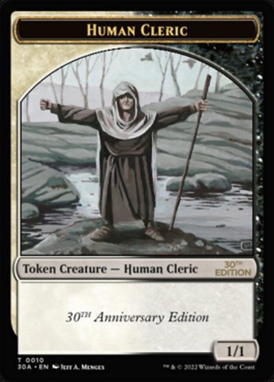 Human Cleric Token - Normal Human Cleric Token
