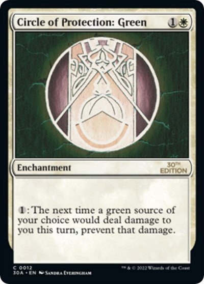 Circle of Protection: Green - Normal Circle Of Protection Gr