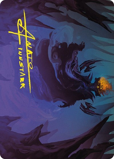 Sauron, the Necromancer Art Card - Gold Stamped Signature
