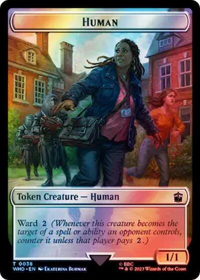 Human (0038) // Mutant Double-Sided Token