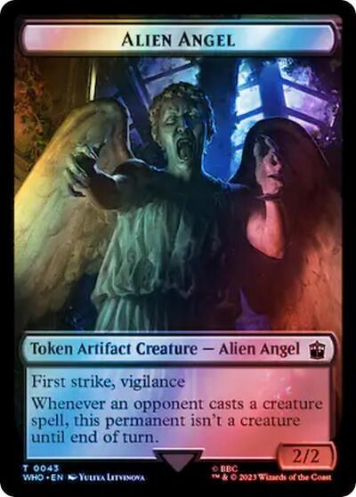 Alien Angel // Alien Insect Double-Sided Token