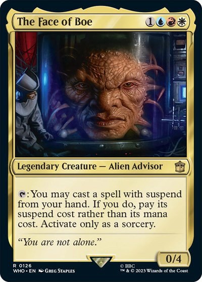 The Face of Boe