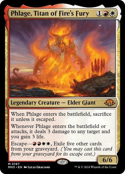 Phlage, Titan of Fire's Fury - Foil