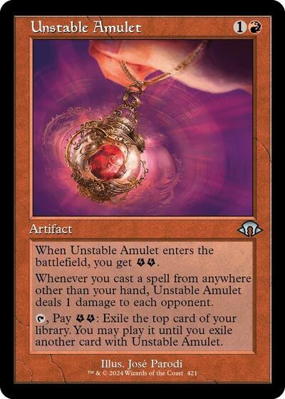 Unstable Amulet - Foil