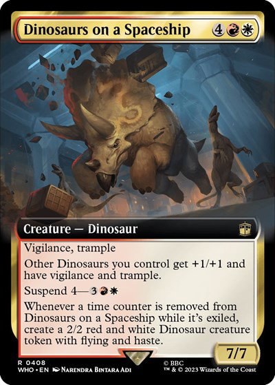 Dinosaurs on a Spaceship - Foil