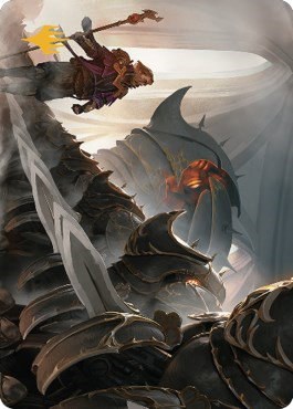Mass Production Art Card - Gold Stamped Planeswalker Symb
