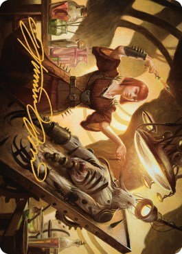 Ashnod, Flesh Mechanist Art Card - Gold Stamped Signature