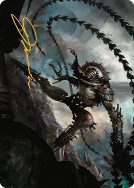 Razorlash Transmogrant Art Card - Gold Stamped Signature