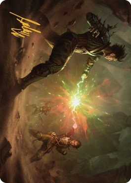 Brotherhood's End Art Card - Gold Stamped Signature
