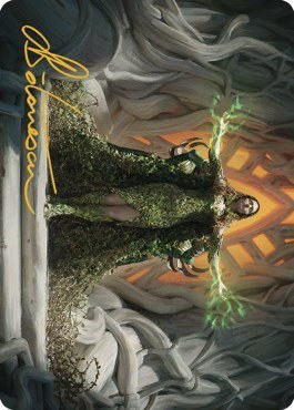 Titania, Voice of Gaea Art Card - Gold Stamped Signature