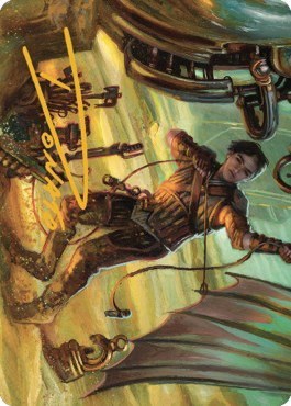 Mishra, Excavation Prodigy Art Card - Gold Stamped Signature