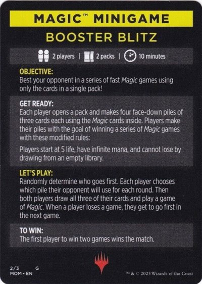Magic Minigame: Booster Blitz - Normal Magic Minigame Booster 