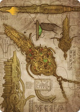 Key to the City Art Card - Gold Stamped Planeswalker Symb