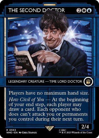 The Second Doctor - Showcase Foil