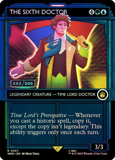 The Sixth Doctor - Serial Numbered