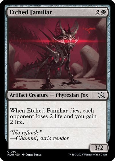 Etched Familiar - Foil