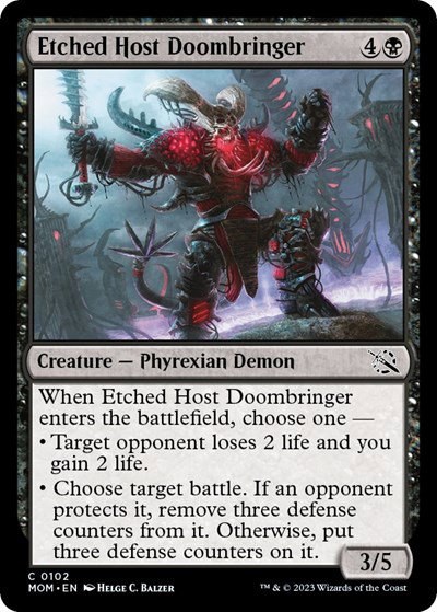Etched Host Doombringer - Foil