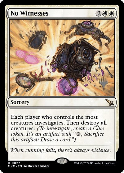 No Witnesses - Foil No Witnesses