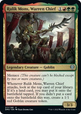 Rulik Mons, Warren Chief - Foil