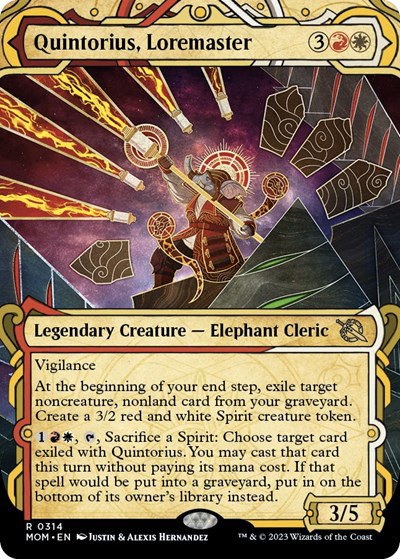 Quintorius, Loremaster