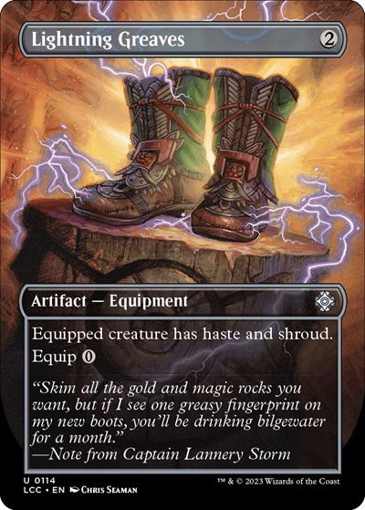 Lightning Greaves - Foil