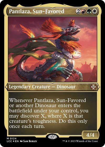 Pantlaza, Sun-Favored (Display Commander) - Thick Stock