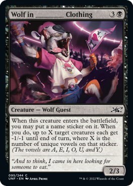 Wolf in _______ Clothing - Foil