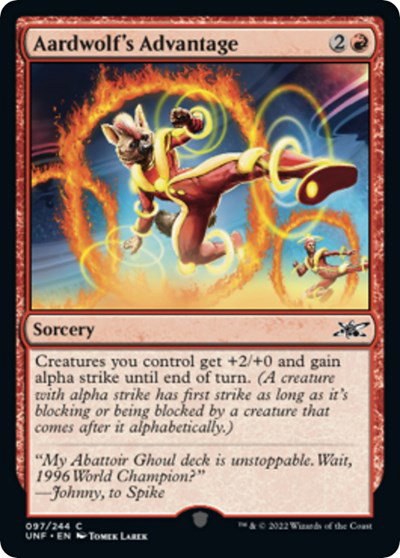 Aardwolf's Advantage - Foil