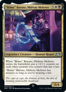 "Brims" Barone, Midway Mobster - Foil