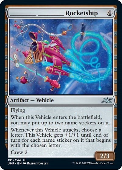 _______ _______ Rocketship - Foil