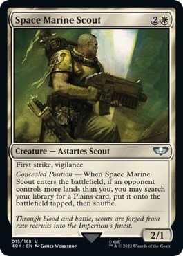 Space Marine Scout - Surge Foil