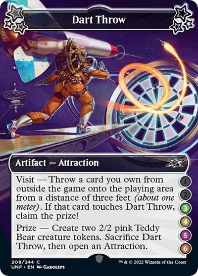 Dart Throw - 3 4 5 6 Foil