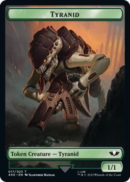 Tyranid (017) // Tyranid Gargoyle Double-Sided Token - Surge Foil