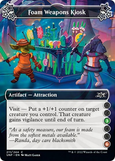 Foam Weapons Kiosk - 3 6 Foil